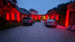 Hampton NY Uplighting